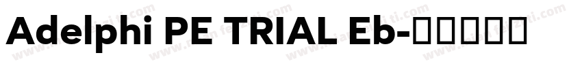 Adelphi PE TRIAL Eb字体转换
